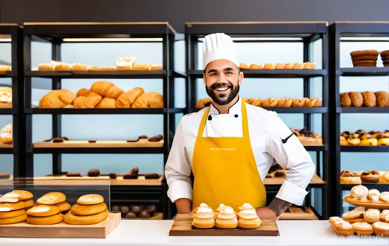 제과 기능사 실무 능력 키우기 - **The Art of Dessert: Elegant Floral Cake Presentation**
    A stunning, high-definition, profession...