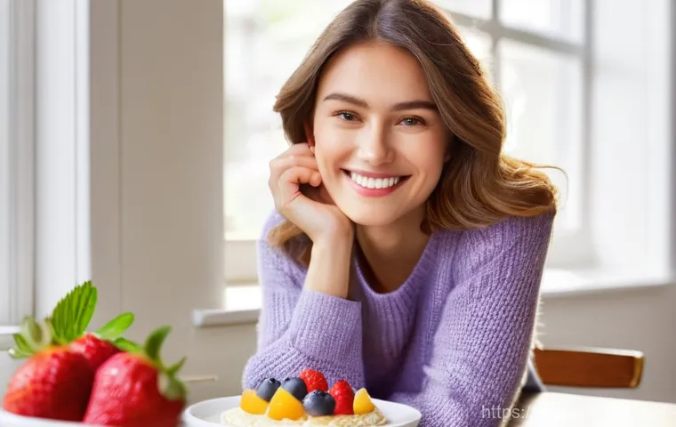 제과업계에서 건강을 유지하는 법 - Prompt 1: Joyful Indulgence with a Healthy Dessert**