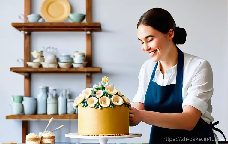 제과 자격증 소지자로서의 커리어 패스 - **Prompt 1: The Michelin Pastry Chef's Precision**
    "A highly skilled pastry chef, wearing a cris...